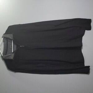 Joe Joseph Abboud men's size xl X-large zipper long sleeve black grey